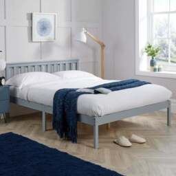 Home Source Florida Small Double Grey Low End Bed Frame - Wilko