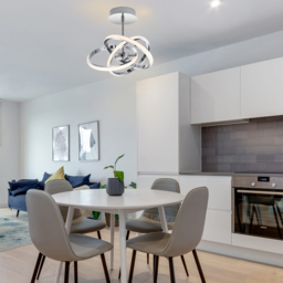 Cosylyte Ridgley 3 Ring Chrome Asteroid LED Pendant Light - Size: 15 x 39.5 x 40.5cm - Silver - Wilko - thumbnail 6