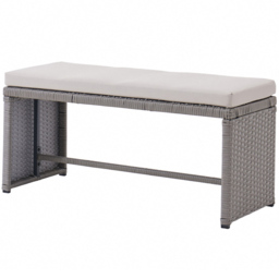 Home Detail Maya 4 Seater Grey Rattan Sofa Dining Set with Cover - Wilko - thumbnail 6