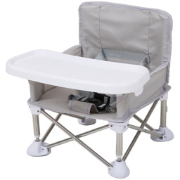 H&O Direct Grey Oxford Cloth Folding High Chair - Size: 40 x 38 x 32cm - Wilko - thumbnail 1