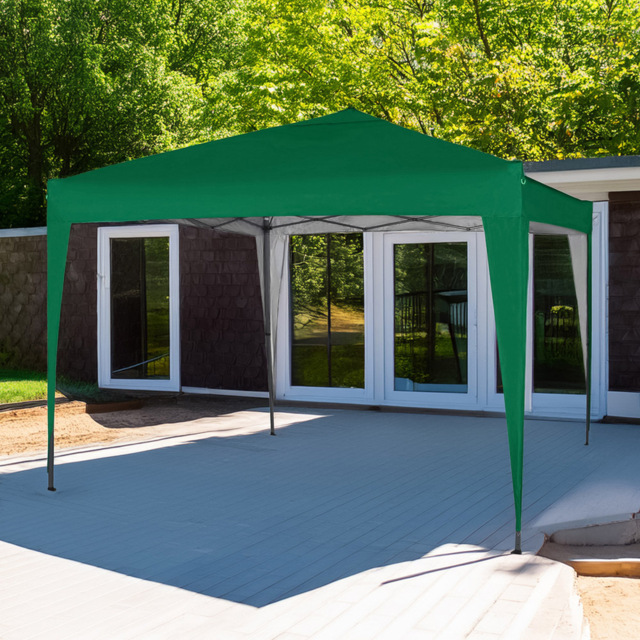 Green Pop Up Outdoor Gazebo 2 x 2m - MCC - Wilko - image 1