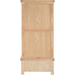 Seconique Windsor 2 Door Single Drawer Natural Oak Wardrobe - Size: 2 Door, Single Drawer - Wilko - thumbnail 4