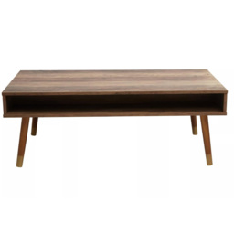 Premier Housewares 2 Drawer Frida Coffee Table - Size: 110 x 59 x 40cm - Brown - Interiors by Premier - Wilko - thumbnail 6