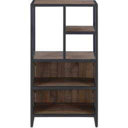 Baumhaus Ooki 2 Shelf Modular Tall Open Cabinet - Brown - Wilko - thumbnail 4