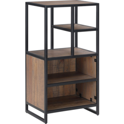 Baumhaus Ooki 2 Shelf Modular Tall Open Cabinet - Brown - Wilko - thumbnail 3