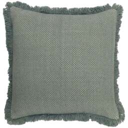furn. Sienna Teal Twill Woven Cushion - Size: 45 x 45 cm - Multi - Wilko - thumbnail 1