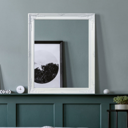 MirrorOutlet Fraser White Beaded Wall Mirror 61 x 51cm - Wilko - thumbnail 3
