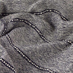 Yard Hedon Blue Linear Stripe Woven Throw 130 x 180cm - Wilko - thumbnail 3