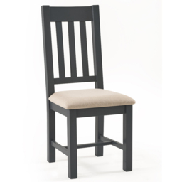 Julian Bowen Bordeaux Set of 2 Dark Grey Dining Chair - Wilko - thumbnail 4