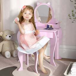 Tommy Toys Cat Kids Dressing Table Set - Pink - Wilko - thumbnail 1