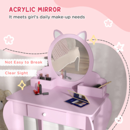 Tommy Toys Cat Kids Dressing Table Set - Pink - Wilko - thumbnail 7