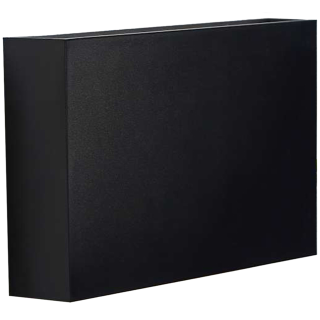ValueLights Jake Matte Black Up and Down LED Outdoor Wall Light - Size: 12.5 x 20 x 3.9cm - Wilko - image 1