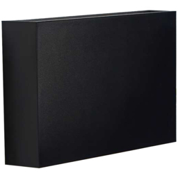 ValueLights Jake Matte Black Up and Down LED Outdoor Wall Light - Size: 12.5 x 20 x 3.9cm - Wilko