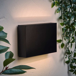 ValueLights Jake Matte Black Up and Down LED Outdoor Wall Light - Size: 12.5 x 20 x 3.9cm - Wilko - thumbnail 3