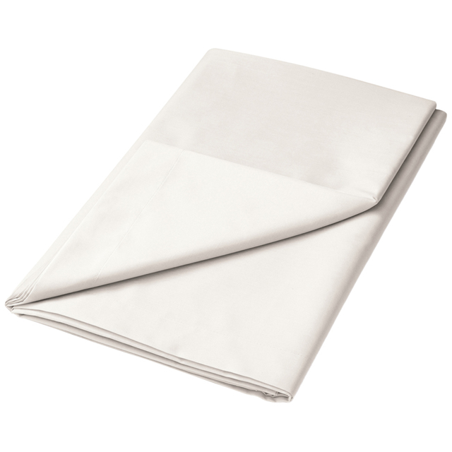 Helena Springfield Single Ivory Plain Dye Flat Bed Sheet - Wilko - image 1