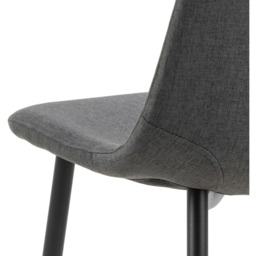 Florence Celia Set of 4 Light Grey Dining Chair - Size: 86 x 44 x 54cm - Multi - Furniture To Go - Wilko - thumbnail 6