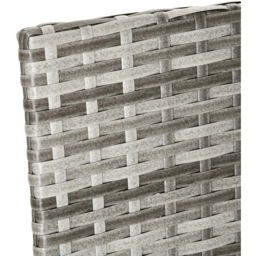 Outsunny Light Grey PE Rattan Rocking Chair with Cushion - Size: 66 x 88 x 98cm - Wilko - thumbnail 4