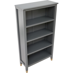 Palazzi 4 Shelves Grey Bookcase - Size: 4 Shelf - Wilko - thumbnail 5