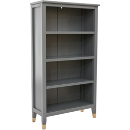 Palazzi 4 Shelves Grey Bookcase - Size: 4 Shelf - Wilko - thumbnail 3