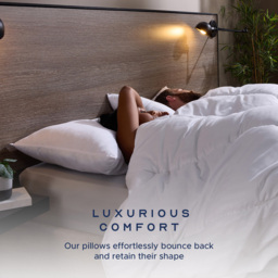 Snuggledown Luxurious Hotel Pillow 2 Pack - White - Wilko - thumbnail 5