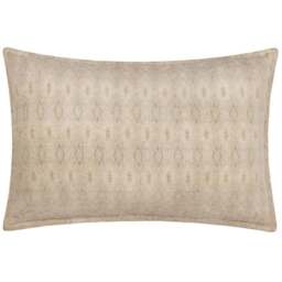 Yard Ramas Natural Jacquard Polyester Filled Cushion - Size: 40 x 40cm - White - Wilko - thumbnail 1