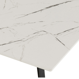 Seconique Marlow White Marble Effect Coffee Table - Size: 45 x 100 x 50cm - Wilko - thumbnail 7