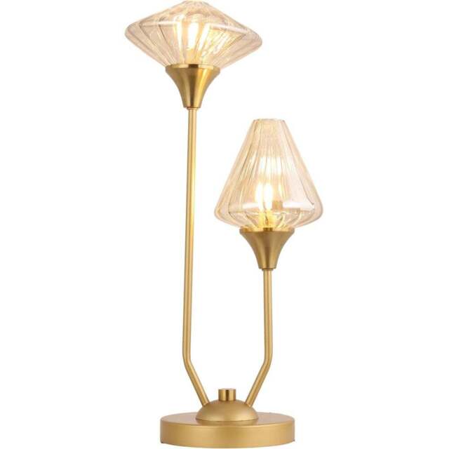 Charlotte Table Lamp Gold - Wilko - image 1