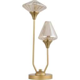 Charlotte Table Lamp Gold - Wilko - thumbnail 4