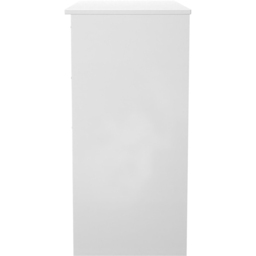 Crowndale Worcester 3 Drawer Matt Black and White Vanity Dressing Table Ready Assembled - Size: 80 x 90 x 39cm - Black Matt & White - Wilko - thumbnail 5