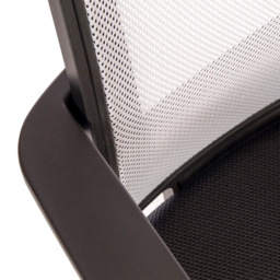 Teknik Star Mesh White Mesh Chair - Size: 44 x 45 x 48cm - Wilko - thumbnail 5
