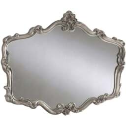 Yearn Regency Silver Landscape Wall Mirror 81 x 106cm - Wilko
