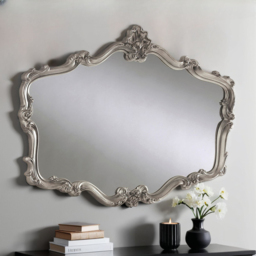 Yearn Regency Silver Landscape Wall Mirror 81 x 106cm - Wilko - thumbnail 3