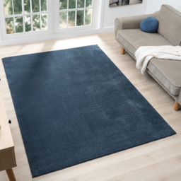 Desire Rugs Comfy Navy Anti Slip Felt Backing Rug 160 x 220cm - Blue - Wilko - thumbnail 3