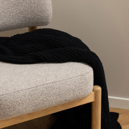 Florence Burley Oak and Beige Fabric Lounge Chair - Size: Single - Furniture To Go - Wilko - thumbnail 5