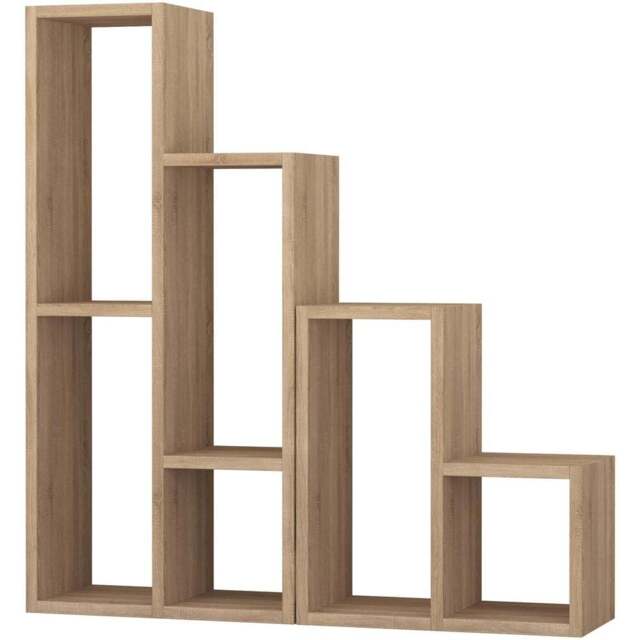 Decortie Sule Oak Plant Stand 2 Pack - Size: 89.0  x 42.0  x 20.0 cm - Cream - Wilko - image 1