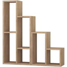 Decortie Sule Oak Plant Stand 2 Pack - Size: 89.0  x 42.0  x 20.0 cm - Cream - Wilko