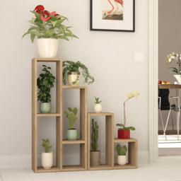 Decortie Sule Oak Plant Stand 2 Pack - Size: 89.0  x 42.0  x 20.0 cm - Cream - Wilko - thumbnail 5