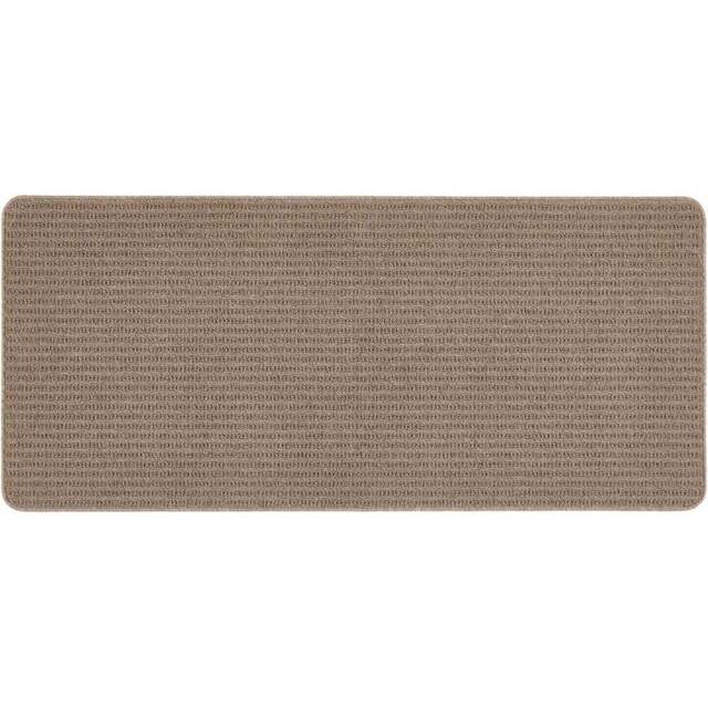 My Mat Mink Sculptured Waffle Texture Washable Runner 67 x 150cm - Brown - Wilko - image 1