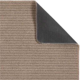 My Mat Mink Sculptured Waffle Texture Washable Runner 67 x 150cm - Brown - Wilko - thumbnail 3