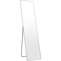 Living and Home Gold Frame Modern Full Length Mirror 37 x 147cm - Size: 147 x 37cm - Wilko