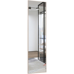 Living and Home Gold Frame Modern Full Length Mirror 37 x 147cm - Size: 147 x 37cm - Wilko - thumbnail 5