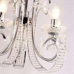 Malani Chandelier Chrome - Wilko - thumbnail 6