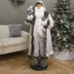 Scandi Singing and Dancing Santa - White - Wilko - thumbnail 2