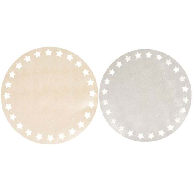 Pack of 2 Reversible Silver and Gold Placemats - Prostar - Wilko - image 1