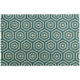 JVL Geo Hex Mega Mat Runner 57 x 150cm - Size: 57 x 75cm - Multi - JVL Homewares - Wilko - thumbnail 5
