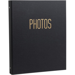 Exacompta OfficeByMe Black Photo Album 60 Sheet 10 x 15cm - Size: 4.5 x 26.5 x 32.5cm - Wilko - thumbnail 1