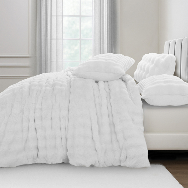 Sweet Dreams Single White Alpine Duvet Set - Wilko - image 1