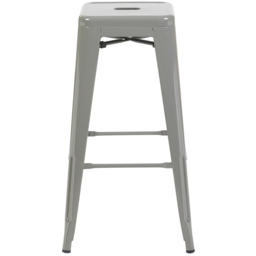 FWStyle Silver Gloss Metal Bar Stool 4 Pack - Size: Set of 4 - Wilko - thumbnail 4