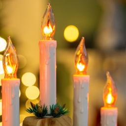 The Christmas Workshop 7 LED Pine Flickering Candle Bridge Light - Wilko - thumbnail 5