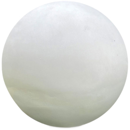 wilko Concrete Effect White Washed Outdoor Garden Decorative Ball 38cm